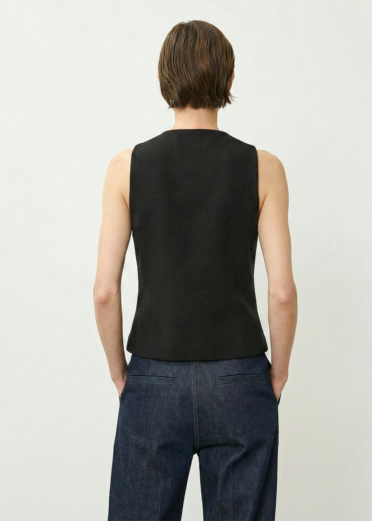 Milano Stitch Knitted Waistcoat