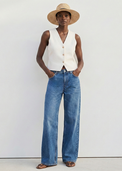 Milano Stitch Knitted Waistcoat