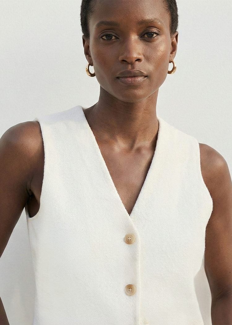 Milano Stitch Knitted Waistcoat