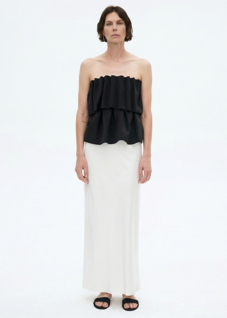 Ruffled Tube Top