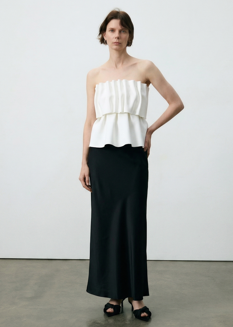 Ruffled Tube Top