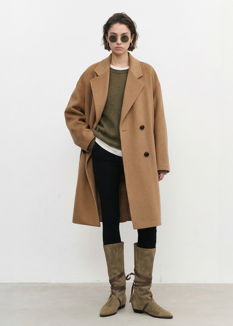 Classic Double-faced Wool Coat