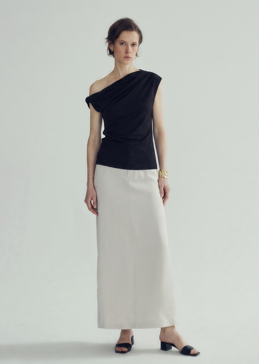 Asymmetrical Top in Black