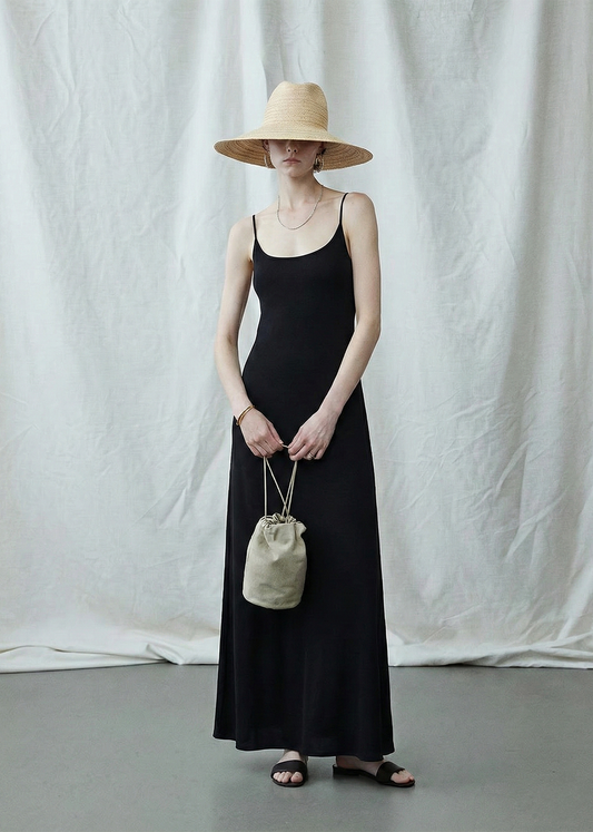 Minimalist Slip Maxi Dress