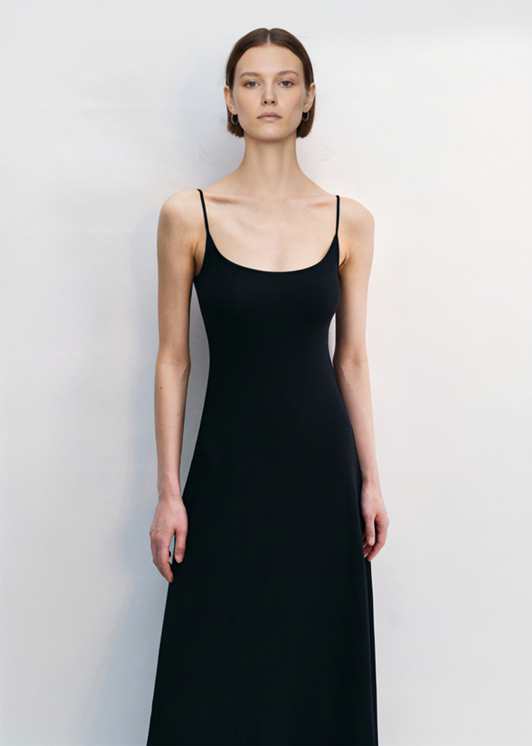 Minimalist Slip Maxi Dress