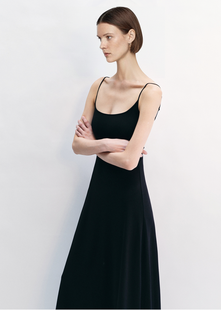 Minimalist Slip Maxi Dress