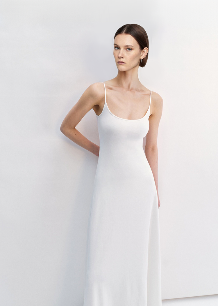 Minimalist Slip Maxi Dress