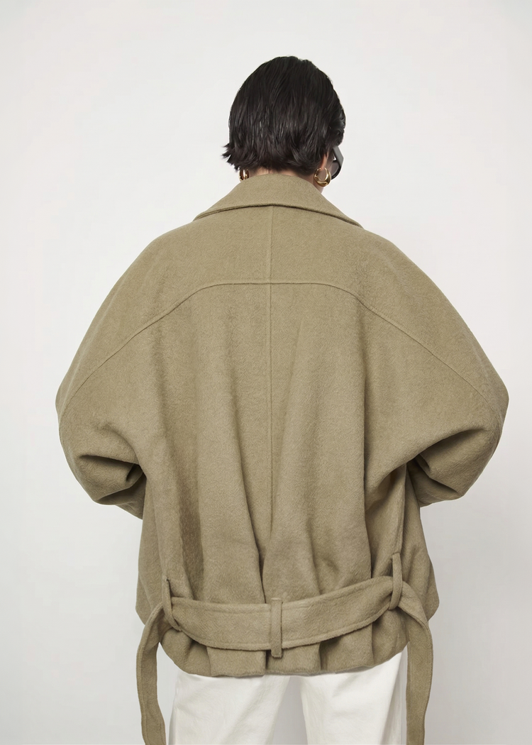 Atelier Belted Wool Jacket
