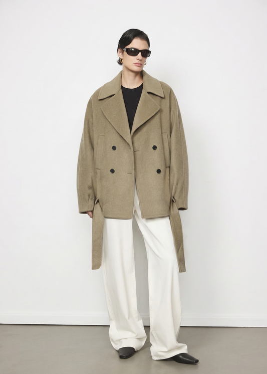 Atelier Belted Wool Jacket