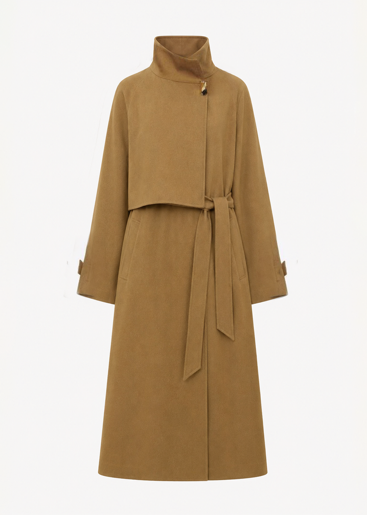 Buckle Detail Trench Coat