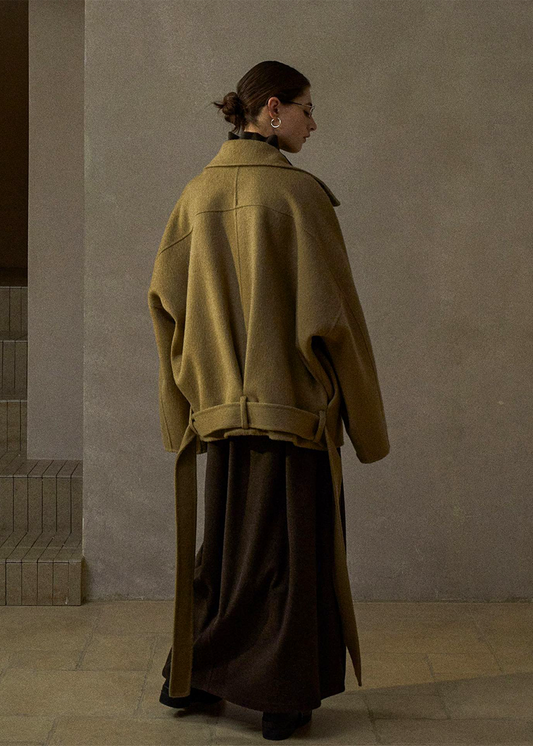 Atelier Belted Wool Jacket