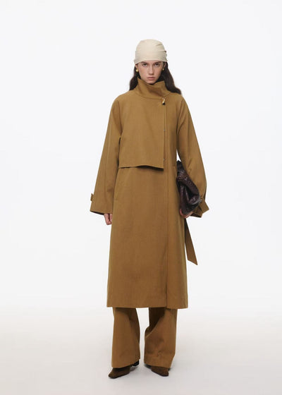 Buckle Detail Trench Coat