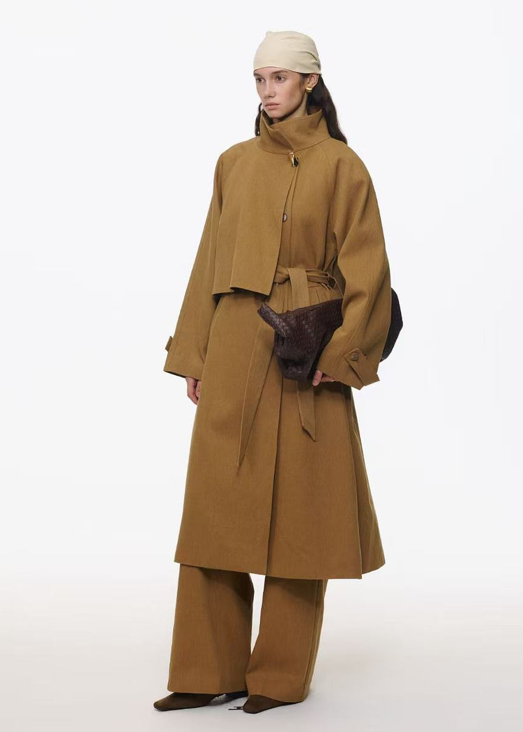 Buckle Detail Trench Coat