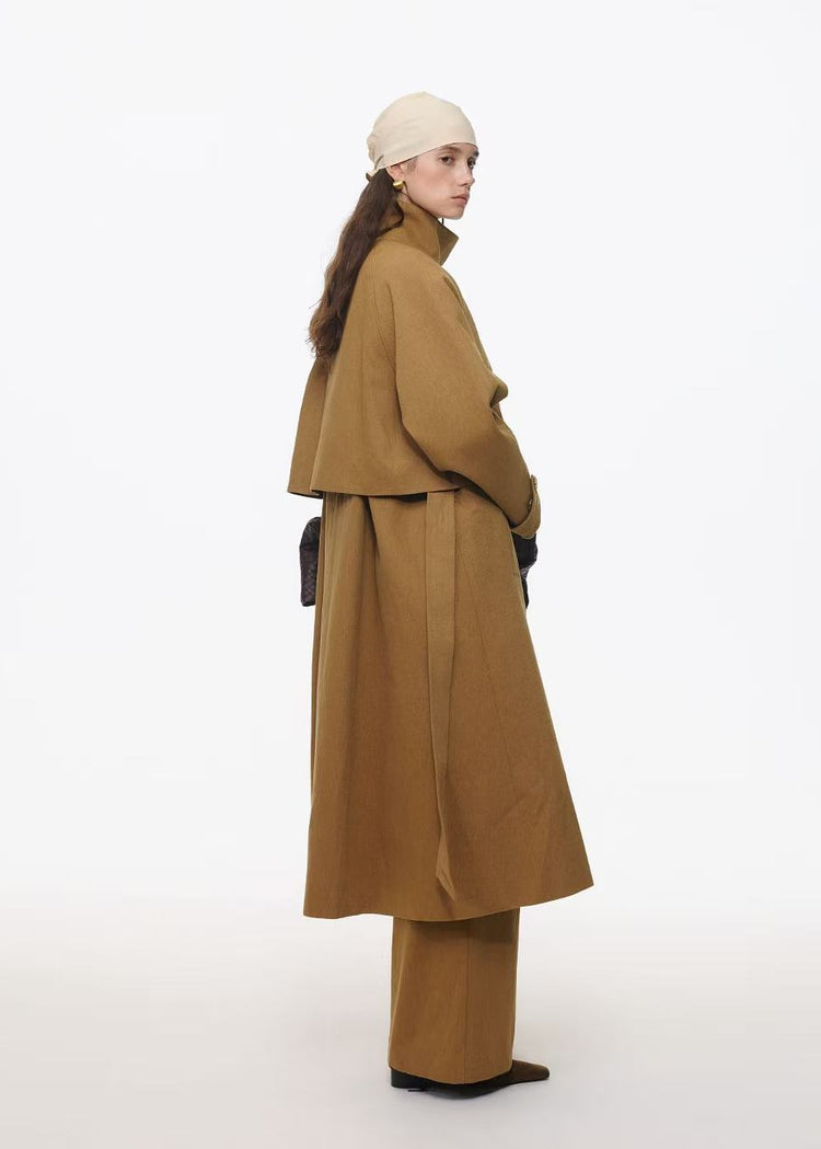 Buckle Detail Trench Coat