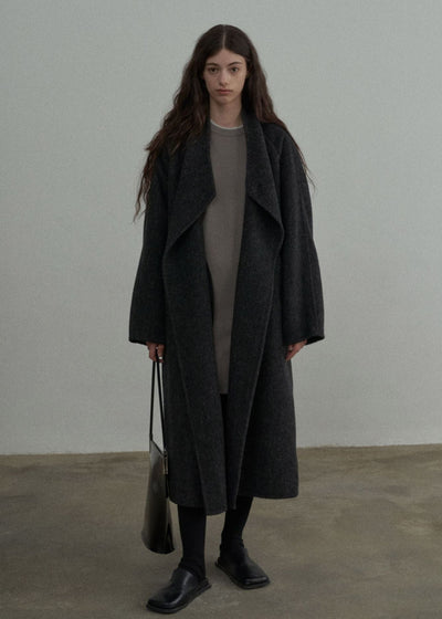 Wool Silk Blend Coat