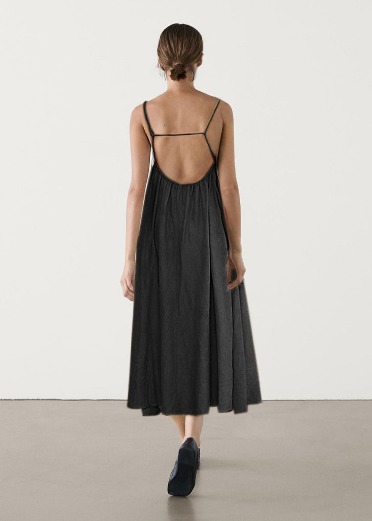 Lyocell Slip Midi Dress