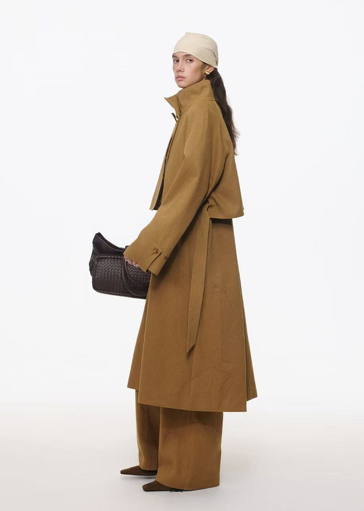 Buckle Detail Trench Coat