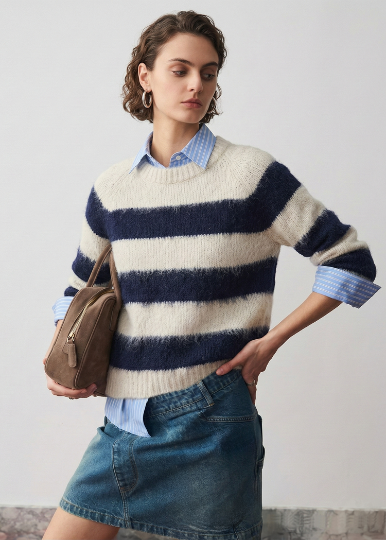 Stripe Knit Sweater