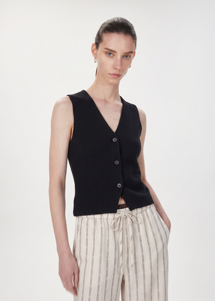 Milano Stitch Knitted Top