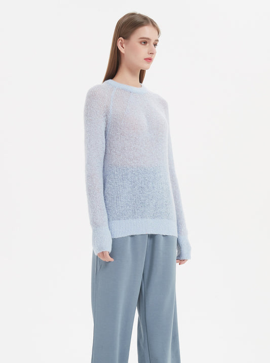 Sheer mohair jumper