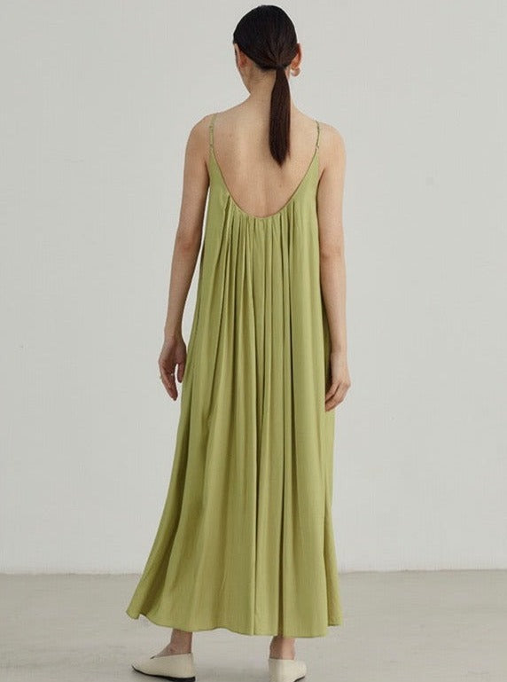 Pale Green Oversized Maxi Dress
