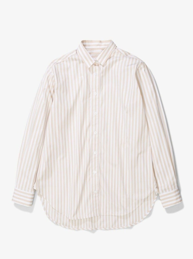 Oatmeal Striped Shirt