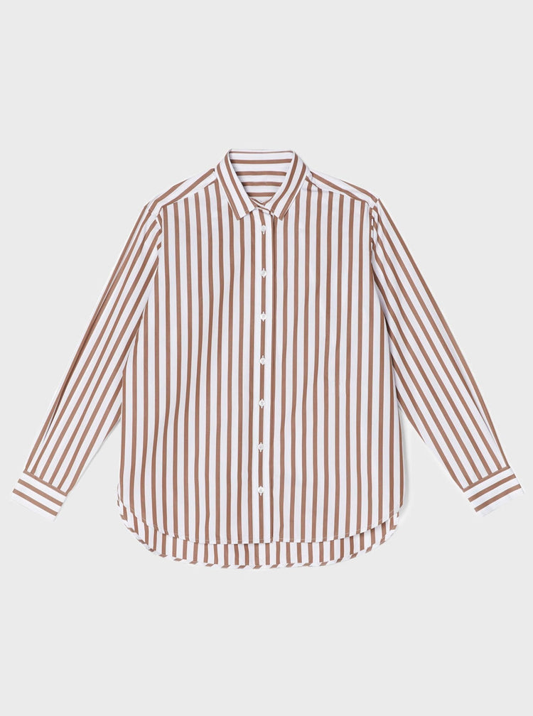 Rust Striped Shirt