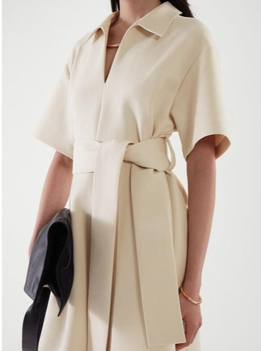 Open Collar Jumpsuit